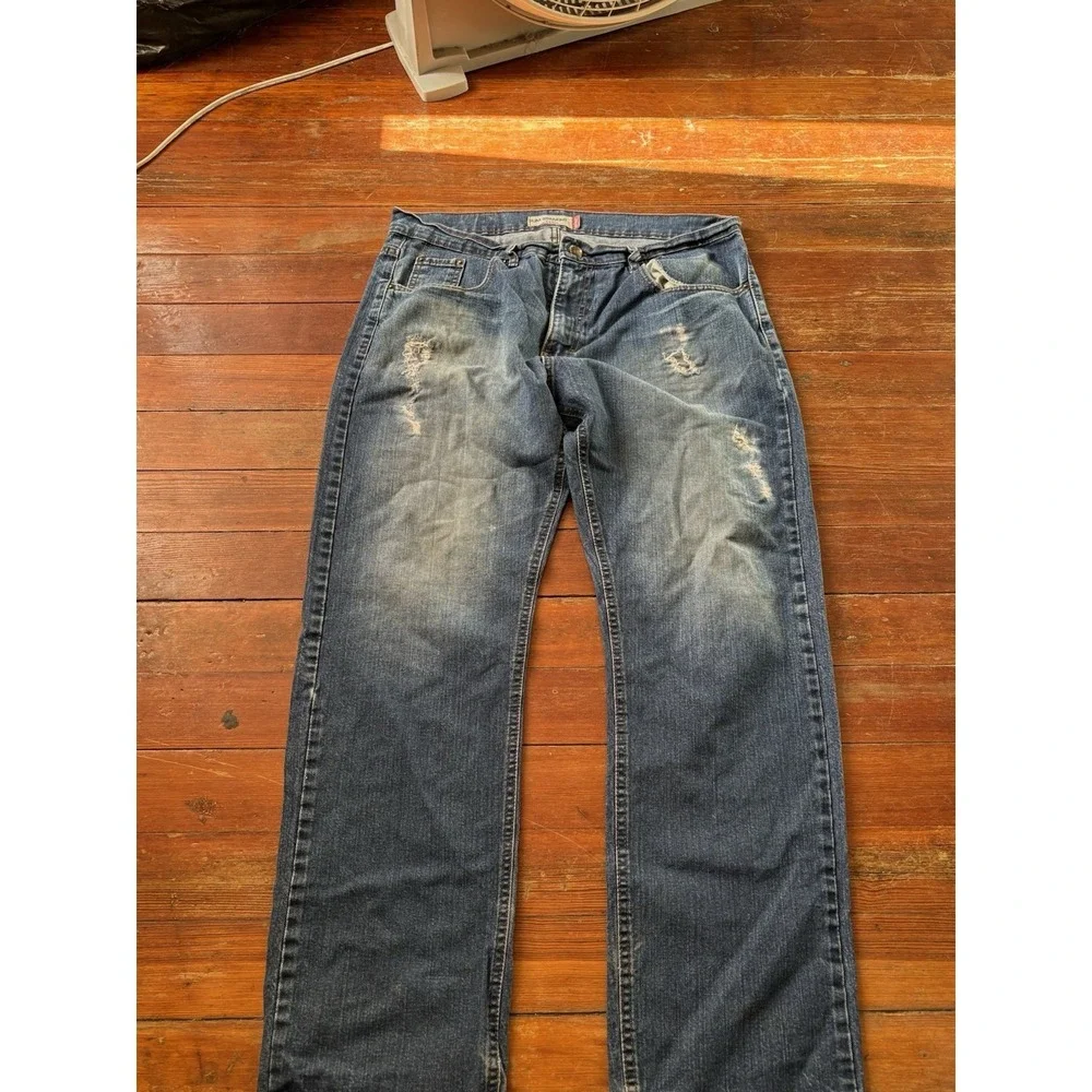 Vintage Levi's 514 Orange Tab Men's Jeans Blue Athletic 38x32
